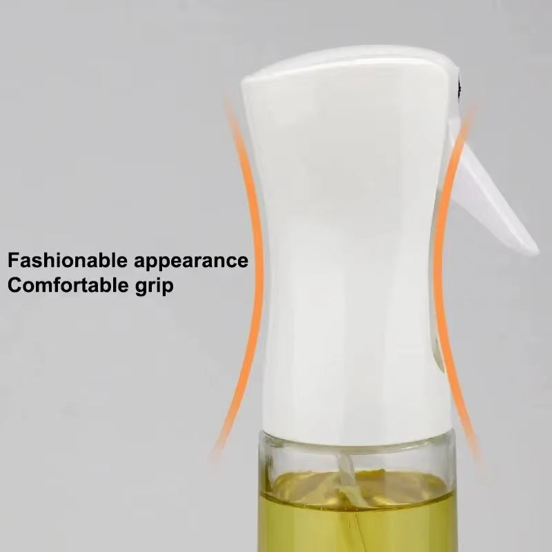 1Pc 200Ml/300Ml Oil Spray Bottle Kitchen Cooking Olive Oil Dispenser Camping BBQ Baking Vinegar Soy Sauce Sprayer Containers